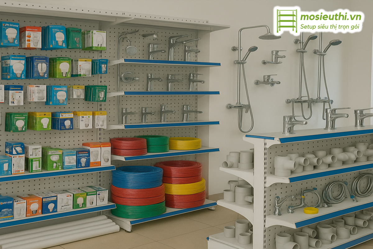 Trước khi bắt tay vào setup cửa hàng điện nước, việc đầu tiên là xác định rõ mô hình kinh doanh