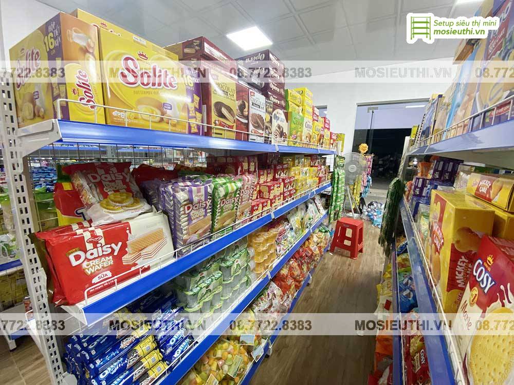 Minimart có không gian trữ hàng hạn chế