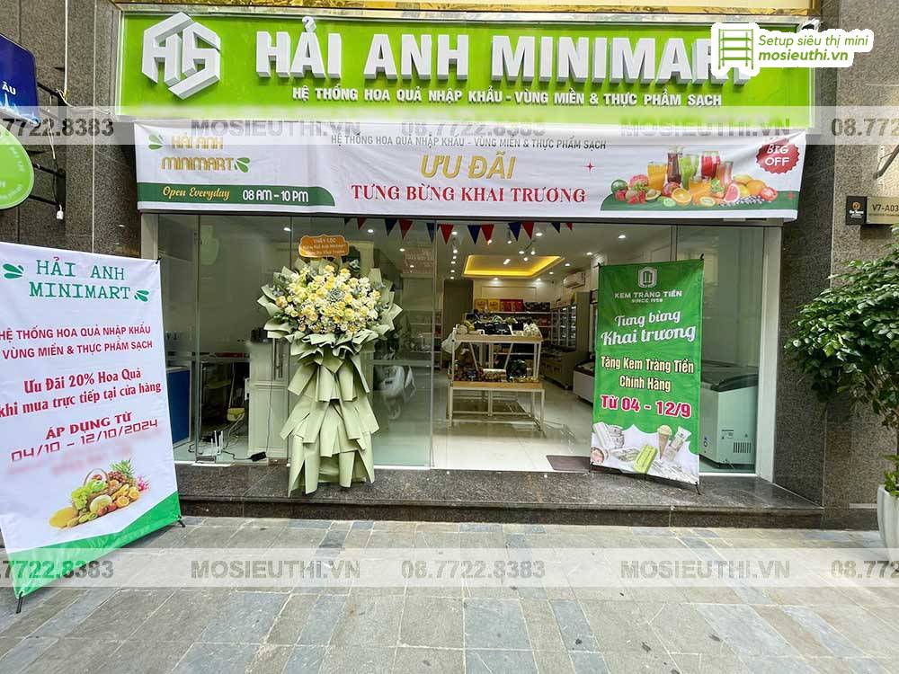 Minimart có vốn đầu tư ban đầu thấp hơn những siêu thị lớn