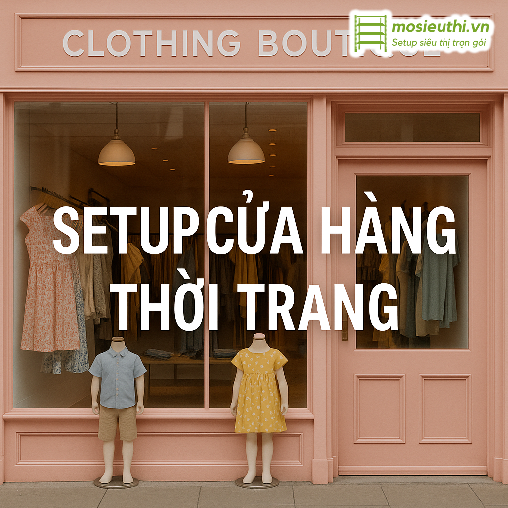 Setup cửa hàng thời trang