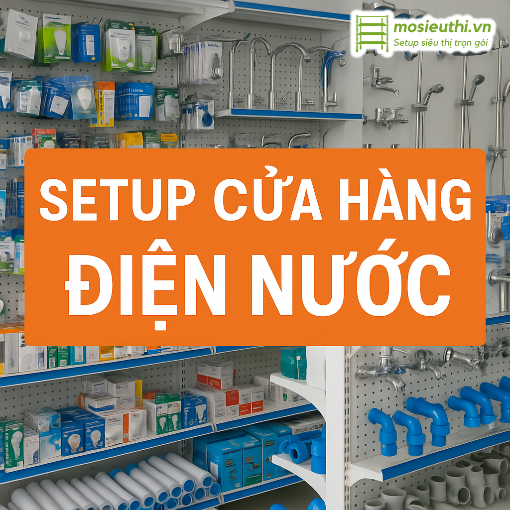 Set up cửa hàng điện nước