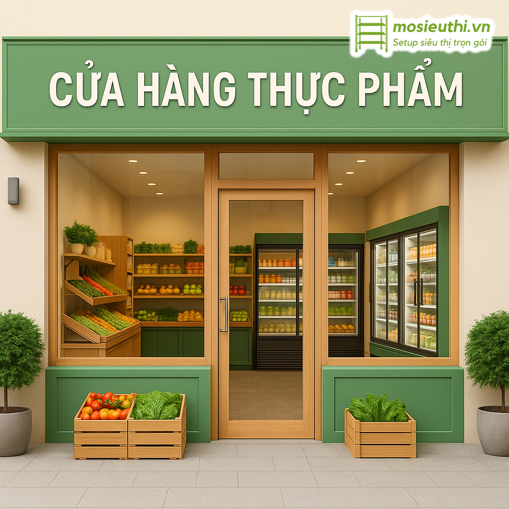 Setup cửa hàng thực phẩm