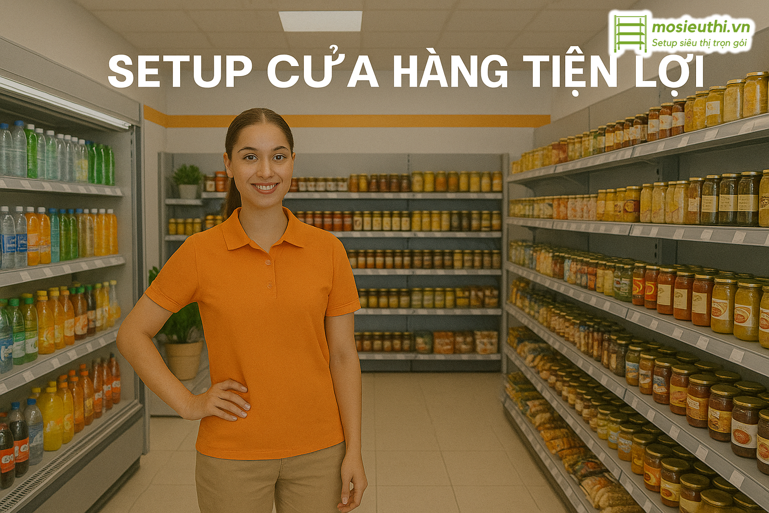Setup cửa hàng tiện lợi